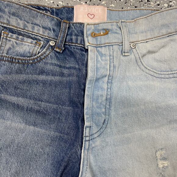 Revice Denim Jeans Two Tone Button Fly Size 25 USA - Picture 6 of 9